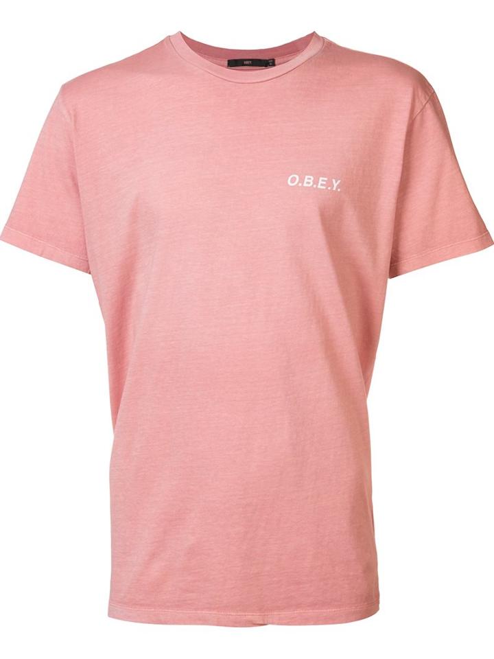 Obey Logo Print T-shirt