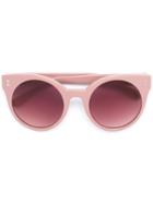 Stella Mccartney Kids - Hard Round Frame Sunglasses - Kids - Acetate - One Size, Girl's, Pink/purple