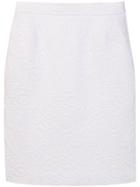 Yves Saint Laurent Vintage 1980's Quilted Pencil Skirt - White