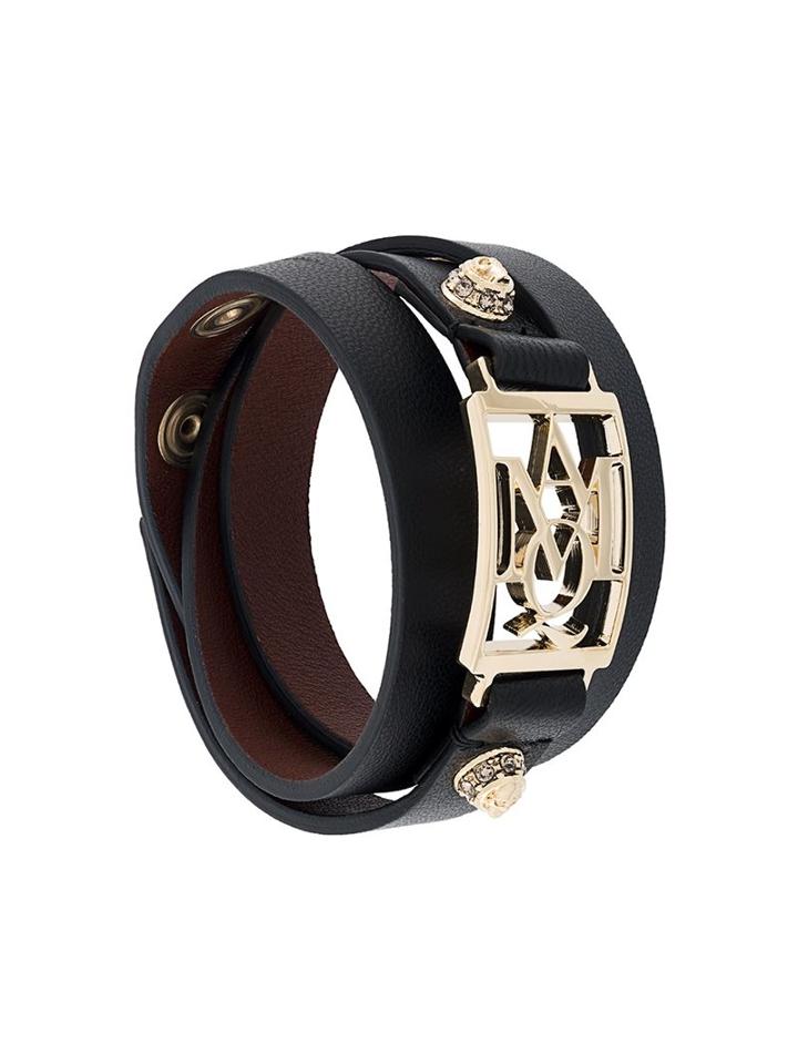 Alexander Mcqueen Amq Wrap Around Bracelet