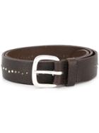 Orciani Micro-studded Belt - Brown
