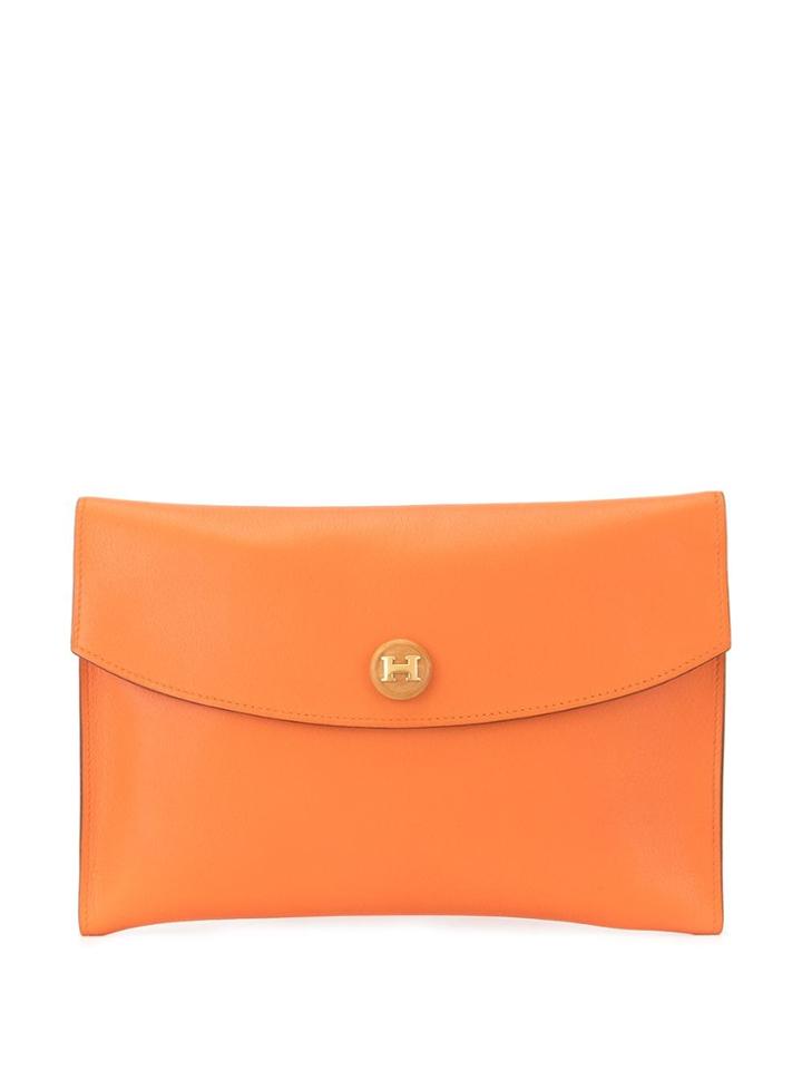 Hermès Pre-owned Rio H Clutch - Orange