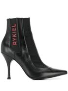 Sonia Rykiel Pointed Toe Boots - Black