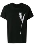 Ann Demeulemeester Floral Print T-shirt - Black