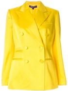 Ralph Lauren Collection Double Breasted Blazer - Yellow