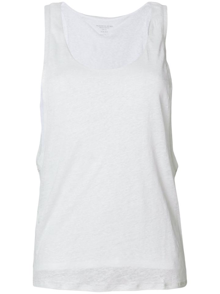 Majestic Filatures Layered Vest - White