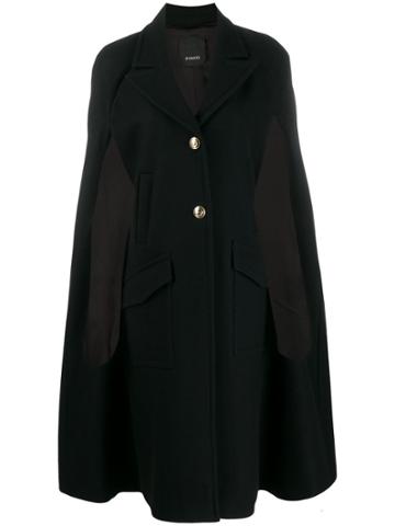Pinko Sleeveless Button-front Coat - Black