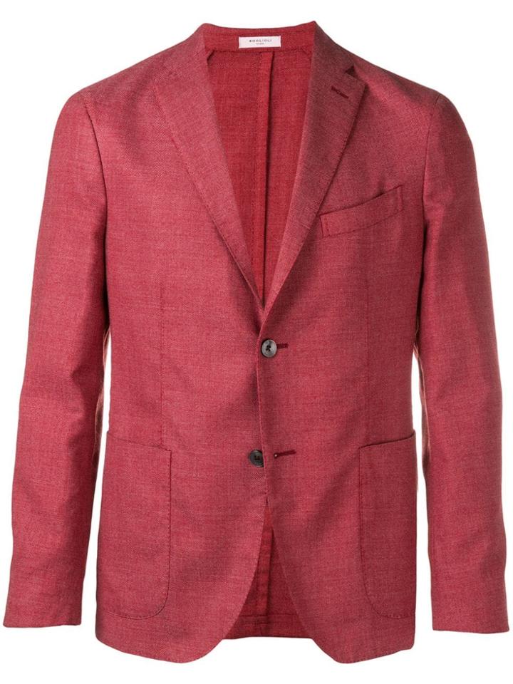 Boglioli Slim-fit Blazer - Red