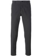 Incotex Tailored Trousers, Men's, Size: 46, Grey, Cotton/spandex/elastane
