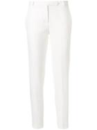 Styland Cropped Tailored Trousers - White