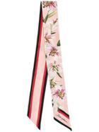 Dolce & Gabbana Lily Print Headband - Pink