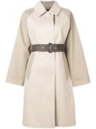 Mackintosh Putty & Fawn Bonded Cotton Oversized Trench Coat Lr-092/cb