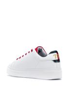 Tommy Hilfiger Contrast Panel Sneakers - White