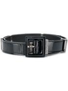 Saint Laurent Crystal-embellished Belt - Black