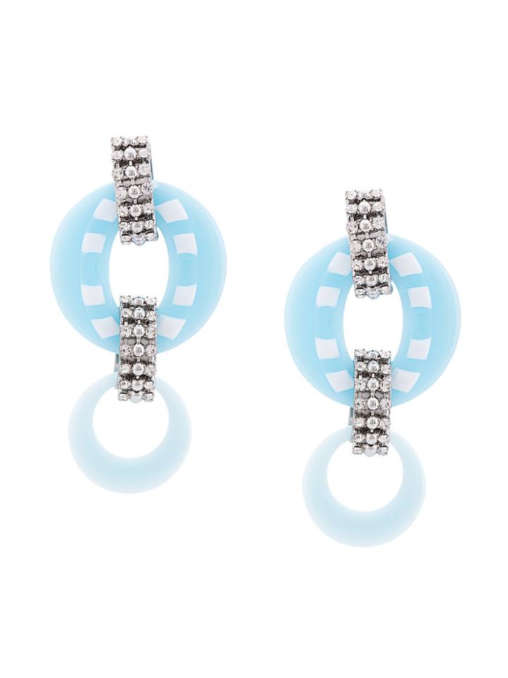 Dannijo Armie Earrings - Blue
