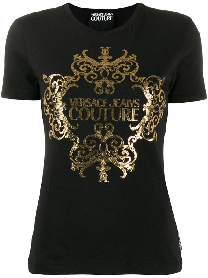 Versace Jeans Couture Branded T-shirt - Black