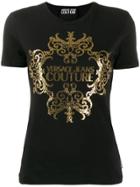 Versace Jeans Couture Branded T-shirt - Black
