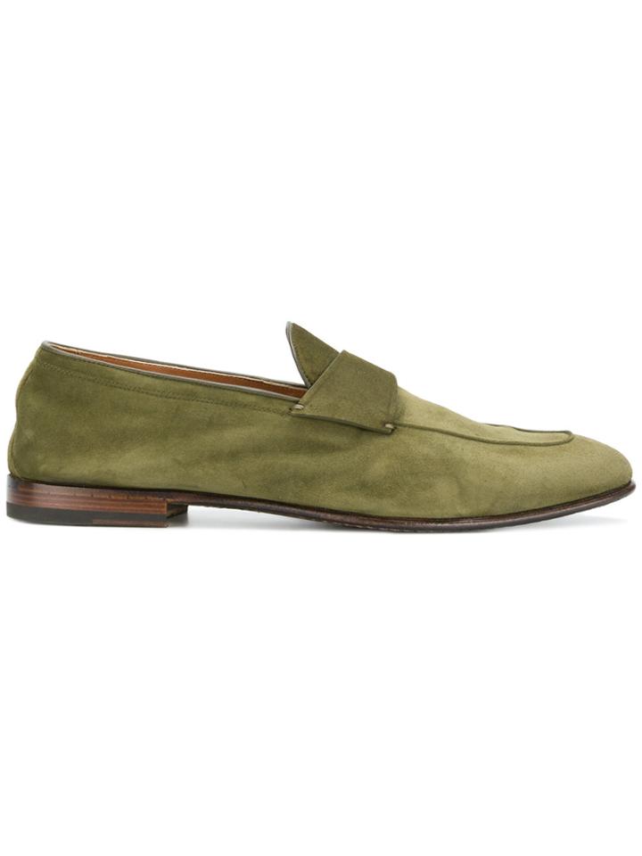 Silvano Sassetti Penny Loafers - Green
