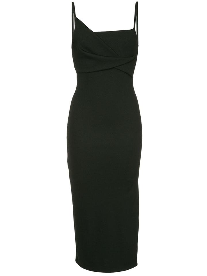 Christopher Esber Drapped Fitted Dress - Black