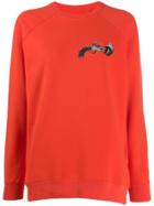 Kirin Gun Print Sweatshirt - Orange