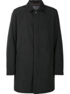Pal Zileri Single Breasted Coat, Men's, Size: 48, Black, Polyester