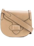 Michael Kors - Saddle Crossbody Bag - Women - Calf Leather - One Size, Nude/neutrals, Calf Leather