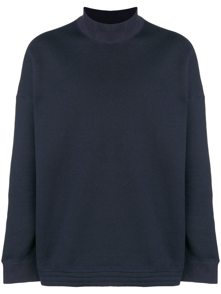 N. Hoolywood Oversized High-neck Sweater - Blue