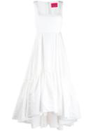 Solace London Haye Tiered Midi-dress - White