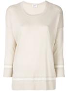Snobby Sheep Stripe Knitted Top - Nude & Neutrals
