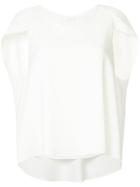 The Row Cape-style T-shirt - White