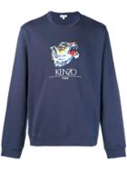 Kenzo Tiger Head Sweatshirt - Blue