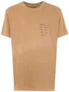 Osklen T-shirt With Print Detail - Neutrals