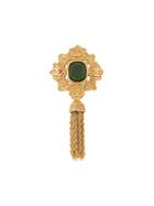 Chanel Pre-owned Cc Corsage Pin Brooch - Gold