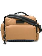 Kenzo Tarmac Shoulder Bag, Men's, Nude/neutrals, Leather/polyester/rubber