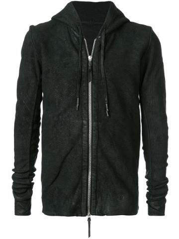 11 By Boris Bidjan Saberi Worn Effect Hoodie - Black