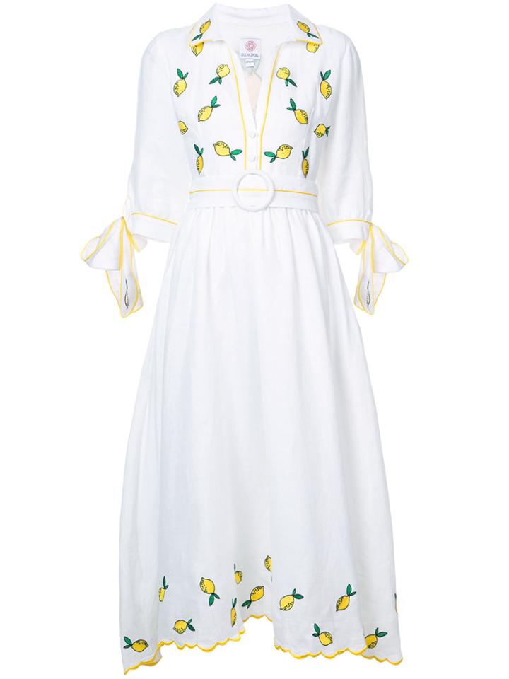 Gül Hürgel Lemon Shirt Dress - White