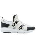 Karl Lagerfeld Vitesse Legere Strap Sneakers - White