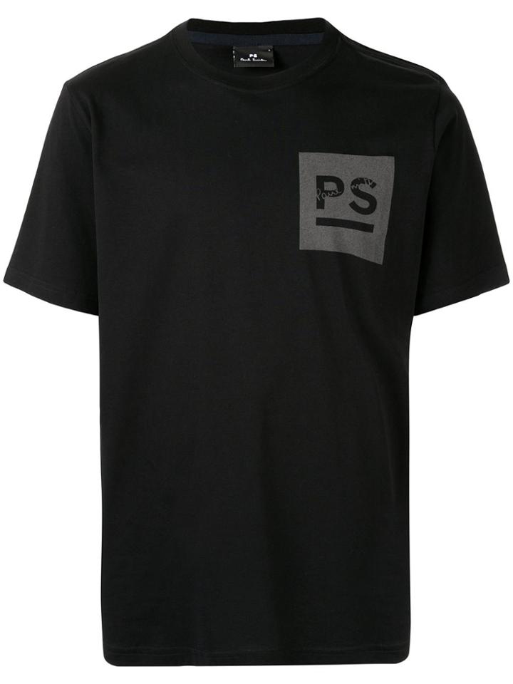 Ps Paul Smith Logo Stamp T-shirt - Black