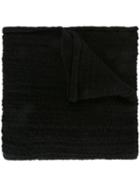 Cedric Jacquemyn Woven Scarf, Adult Unisex, Black, Cotton/linen/flax/nylon/alpaca