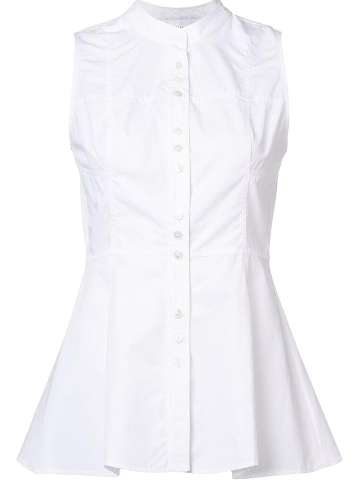 Derek Lam 10 Crosby Sleeveless Peplum Top