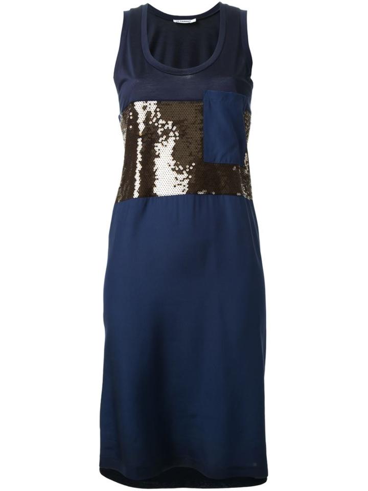 Jil Sander Sequined Sleeveless Dress