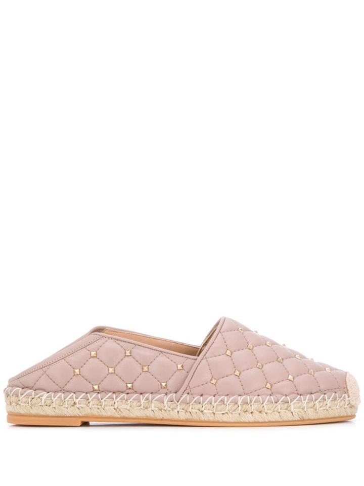 Valentino Valentino Garavani' Rockstud Espadrilles - Pink