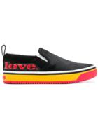 Marc Jacobs Love Mercer Slip-on Sneakers - Black