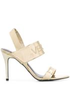 Versace Jeans Gold Stiletto Pumps - 901