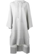 Mm6 Maison Margiela Oversized Hoodie, Women's, Size: Xs, Grey, Cotton