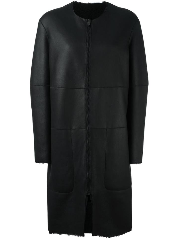Joseph Zipped Mid Coat