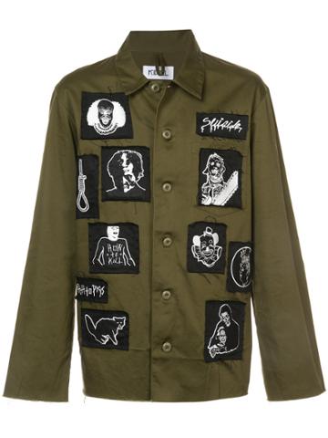 Kidill Patch Military Jacket - Green