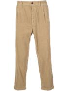 Alex Mill Ribbed Tapered Trousers - Brown