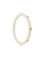 Gas Bijoux Caftan Bangle - White