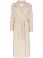 Mara Hoffman Atlas Belted Midi-coat - Neutrals